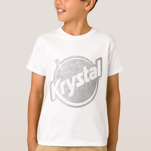 Camiseta Logotipo Krystal esmaecido (Frente)