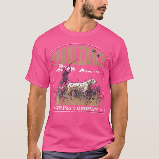 Camiseta Logotipo Labrador Caça Saddleback (Frente)