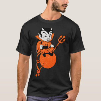 Camiseta Logotipo Laranja Julius 1960s com Winking Devi