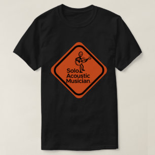 Camiseta Logotipo Laranja Solo Acústico Musical Masculino