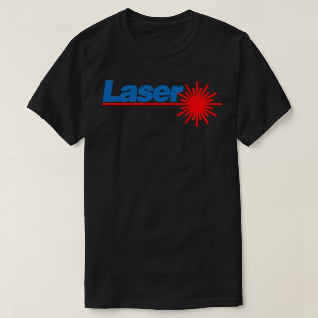 Camiseta Logótipo laser - T-Shirt clássico (Frente do Design)