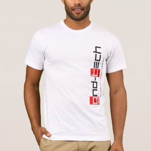 Camiseta logotipo lateral branco da terra