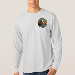 Camiseta Logotipo longo adulto do Raglan RFT da Capa