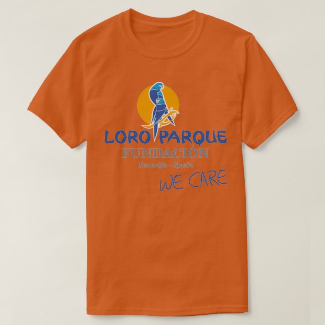 Camiseta Logotipo Loro Parque Tenerife Zoo1 (Frente do Design)