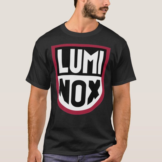 Camiseta Logotipo Luminox Merchandise Escamisa essencial do (Frente)