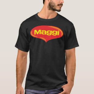Camiseta Logotipo Maggi em tempo real Design essencial T-S