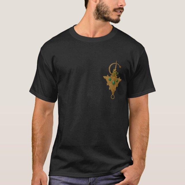 Camiseta Logotipo marroquino Amazigh Tazerzit T-Shirt (Frente)
