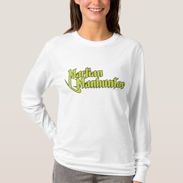 Camiseta Logotipo Martian Manhunter (Frente)