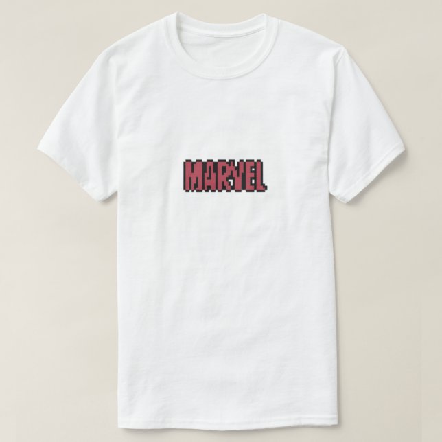Camiseta Logotipo "MARVEL" - T-shirt impressa (Frente do Design)