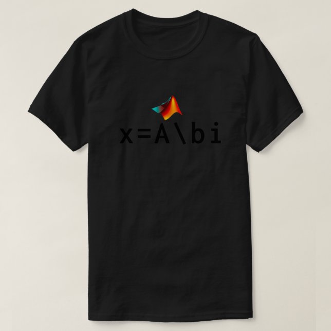 Camiseta logotipo matlab (Frente do Design)