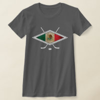 Logotipo mexicano de hóquei na bandeira, com Impre
