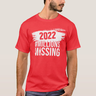 Camiseta Logotipo #MilhõesAusente 2022 - unisex (em branco)