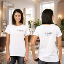Logotipo Minimalista Branco para Estilista de Cabe