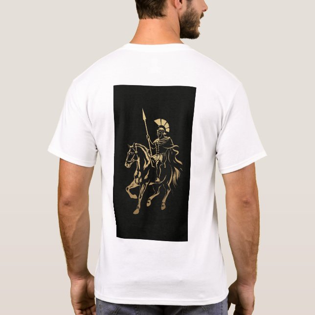 Camiseta Logotipo moderno sofisticado com formato .png (Verso)