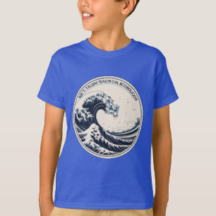 Camiseta Logotipo Montabeach Ocean Wave de Ultra-Alto Detal
