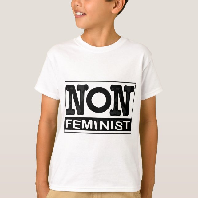 Camiseta Logotipo não-Feminista clássico (Frente)