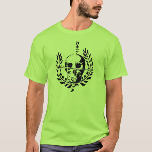 Camiseta Logotipo náutico T do crânio