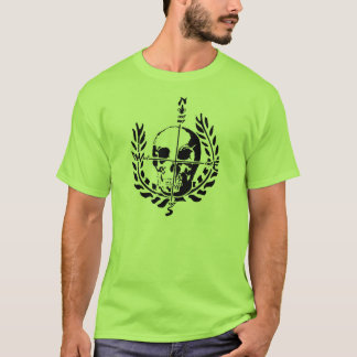 Camiseta Logotipo náutico T do crânio