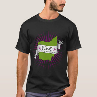 Camiseta logotipo neo do cano principal de ohio