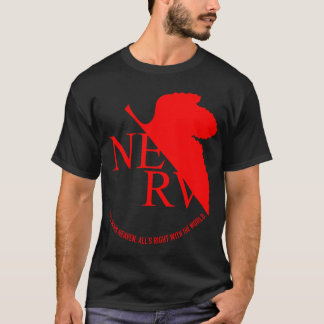 Camiseta Logotipo Nerv (Neon Genesis Evangelion) Classic T-