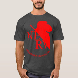 Camiseta Logotipo NERVE Evangelion Neon Genesis