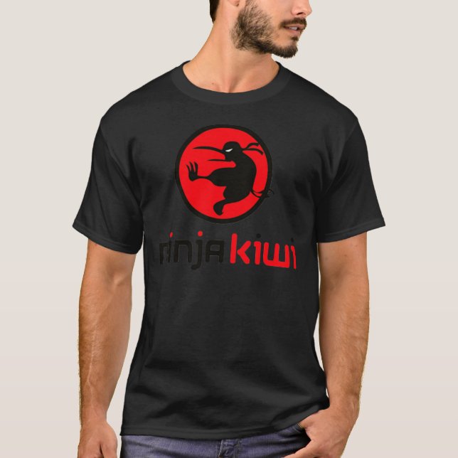 Camiseta logotipo ninja kiwi Classic T-Shirt (Frente)