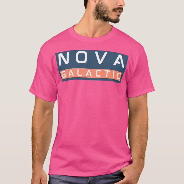 Camiseta Logotipo Nova Galactic Clean (Frente)