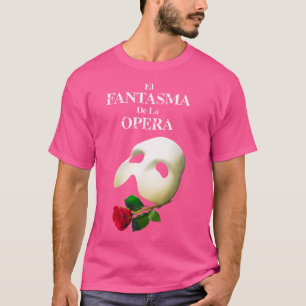 Camiseta Logotipo Oficial 'Fantasma Da Ópera' Espanhol