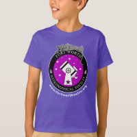Logotipo oficial FWAS Kids Purple T-Shirt