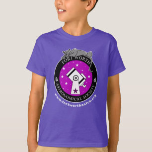 Camiseta Logotipo oficial FWAS Kids Purple T-Shirt