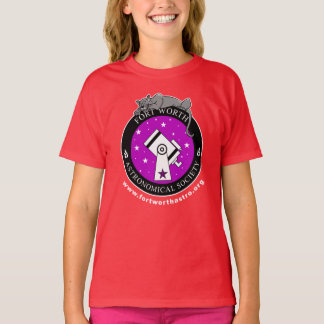 Camiseta Logotipo oficial FWAS Meninas Red T-Shirt