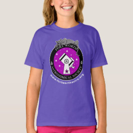 Camiseta Logotipo oficial FWAS Meninas Roxo T-Shirt