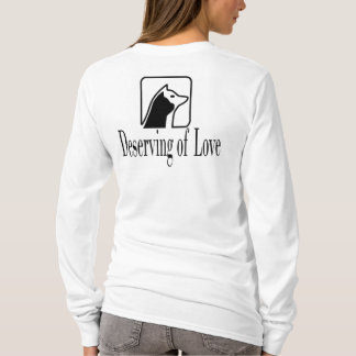 Camiseta Logotipo oficial para a fundação Shi encapuçado de
