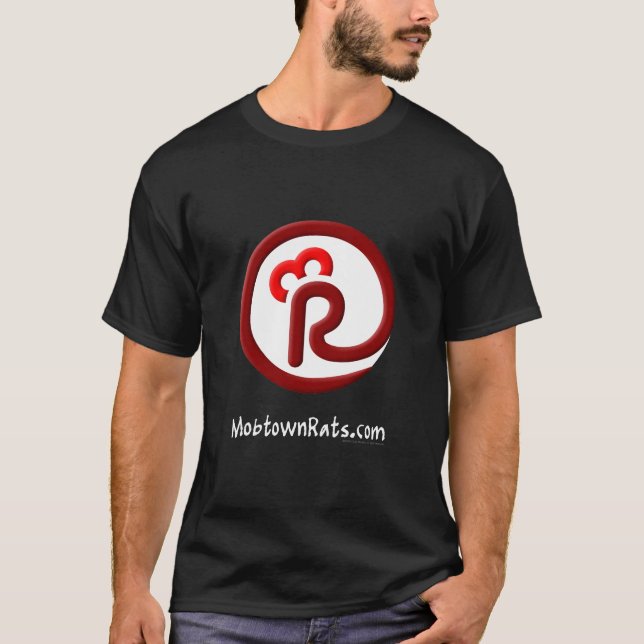 Camiseta Logotipo oficial T (preto) (Frente)