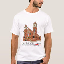 Logótipo OLMC - Branco de Camisa-T masculino