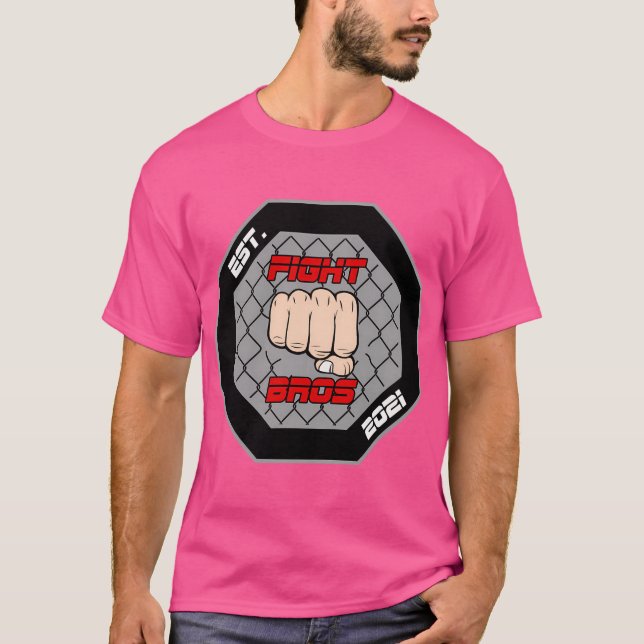 Camiseta Logotipo original de Bros de luta (Frente)