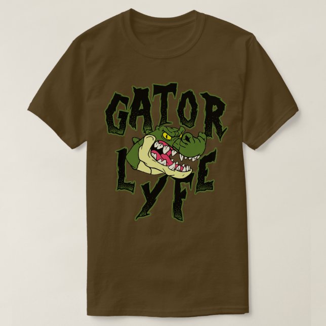 Camiseta Logotipo original do GatorLyfe TShirt (Frente do Design)