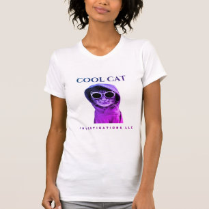 Camiseta Logótipo original Legal de gato - gradiente de uva