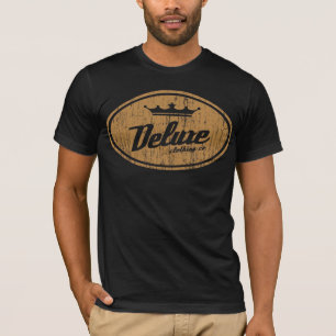 Camiseta Logotipo oval de luxe (ouro do vintage)