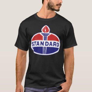 Camiseta Logotipo padrão do óleo