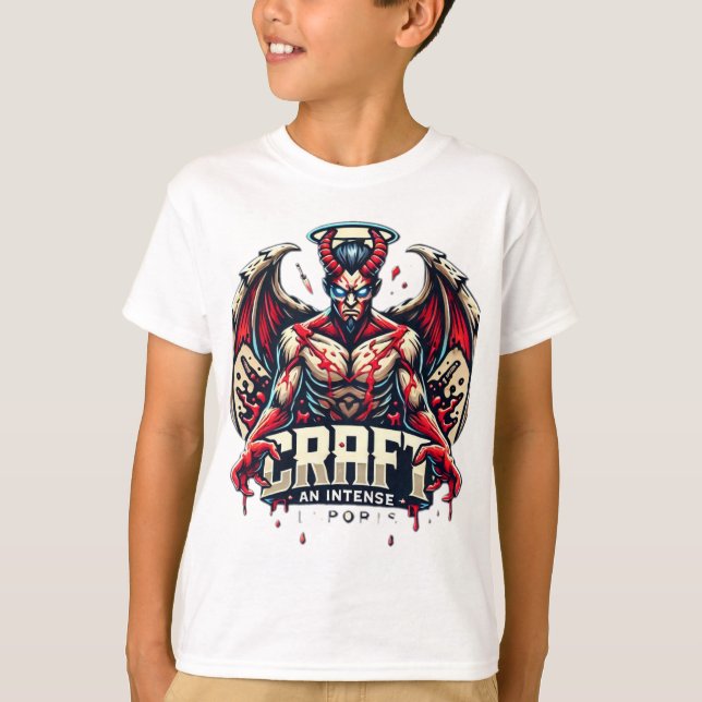 Camiseta Logotipo para jogos (Frente)