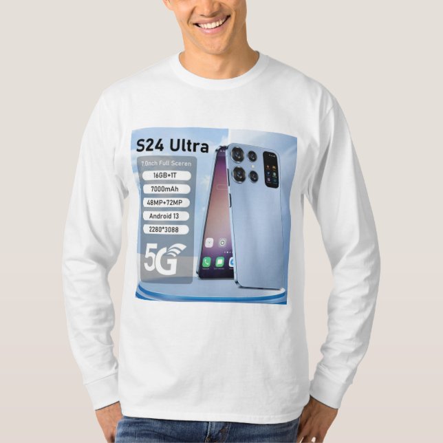 Camiseta Logotipo para portáteis 5G: concepção de ponta (Frente)