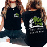 Camiseta Logotipo para tratamento de leis Paisagismo profis<br><div class="desc">Nosso Logotipo Profissional de Cuidados Lançados Paisagismo com T-Shirt Comercial, projetado para representar perfeitamente seus serviços de assistência ao relvado com estilo e profissionalismo. Esta camiseta de alta qualidade é ideal para profissionais de cuidados de grama, trabalho de garagem, corte de grama, design de jardim, oferecendo conforto e aparência polida...</div>
