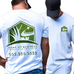 Camiseta Logotipo para tratamento de leis Paisagismo profis<br><div class="desc">Apresentando a nossa Paisagem Profissional do Logotipo do Lawn Care, a combinação perfeita de estilo e funcionalidade para profissionais dedicados à manutenção e melhoria de espaços ao ar livre. Esta camiseta é adaptada aos profissionais de jardinagem e paisagismo, fazer ideal para tarefas que vão desde o corte de grama e...</div>