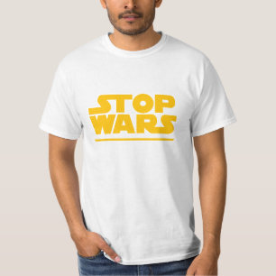 Camiseta Logotipo Paródia Stop Wars