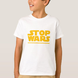 Camiseta Logotipo Paródia Stop Wars