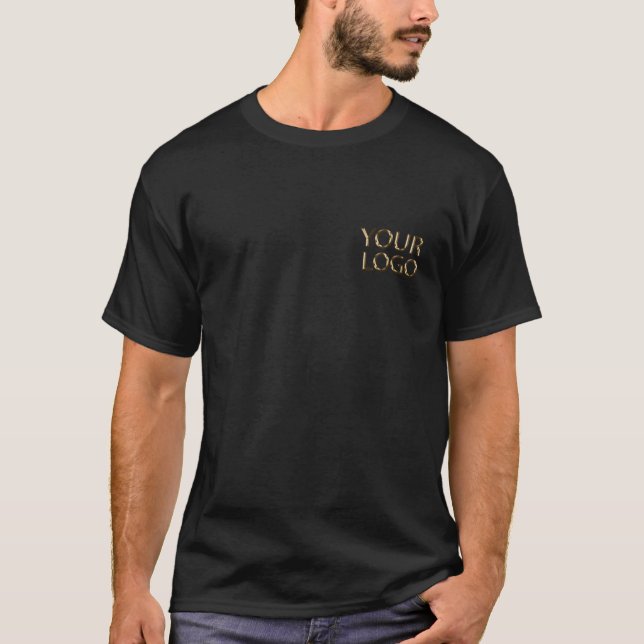 Camiseta Logotipo personalizado da empresa frente e verso p (Frente)