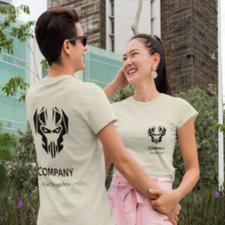 Camiseta Logotipo Personalizado da Empresa | Parte Traseira