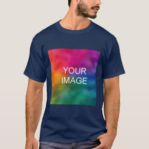 Camiseta Logotipo Personalizado de Adicionar Imagem Persona