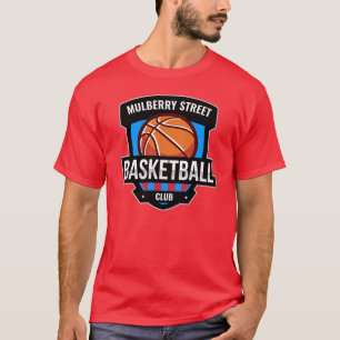 Camiseta Logotipo personalizado de basquete